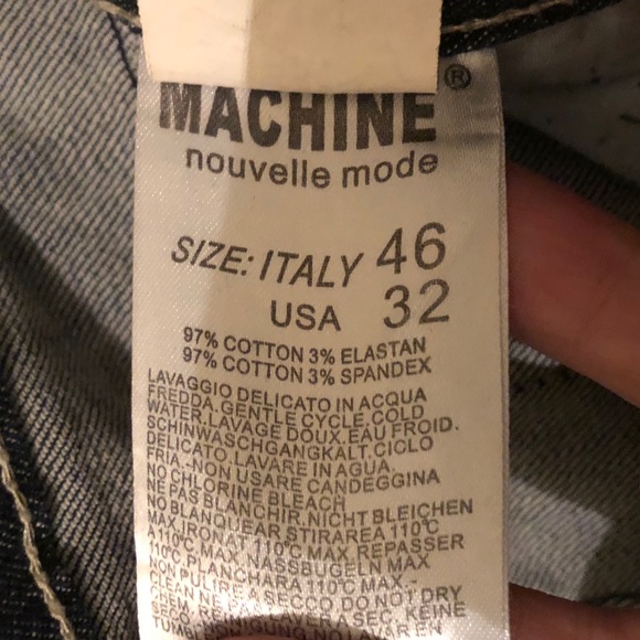 Machine denim jeans - Picture 8 of 8